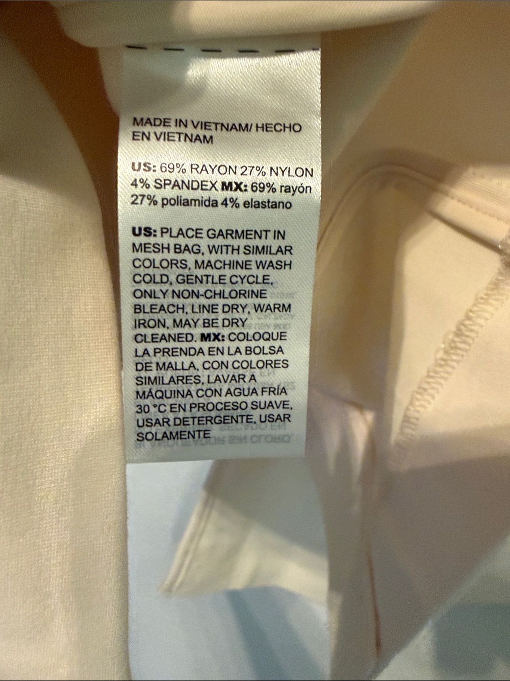 NWT Chicos English Cream Notch Collar Ponte Single Button Blazer Chicos sz 0/ 4 - Picture 7 of 7